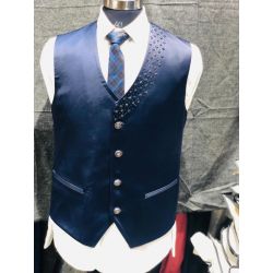 Blue Color Waist Coat